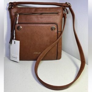 Gussaci Tan Crossbody Bag